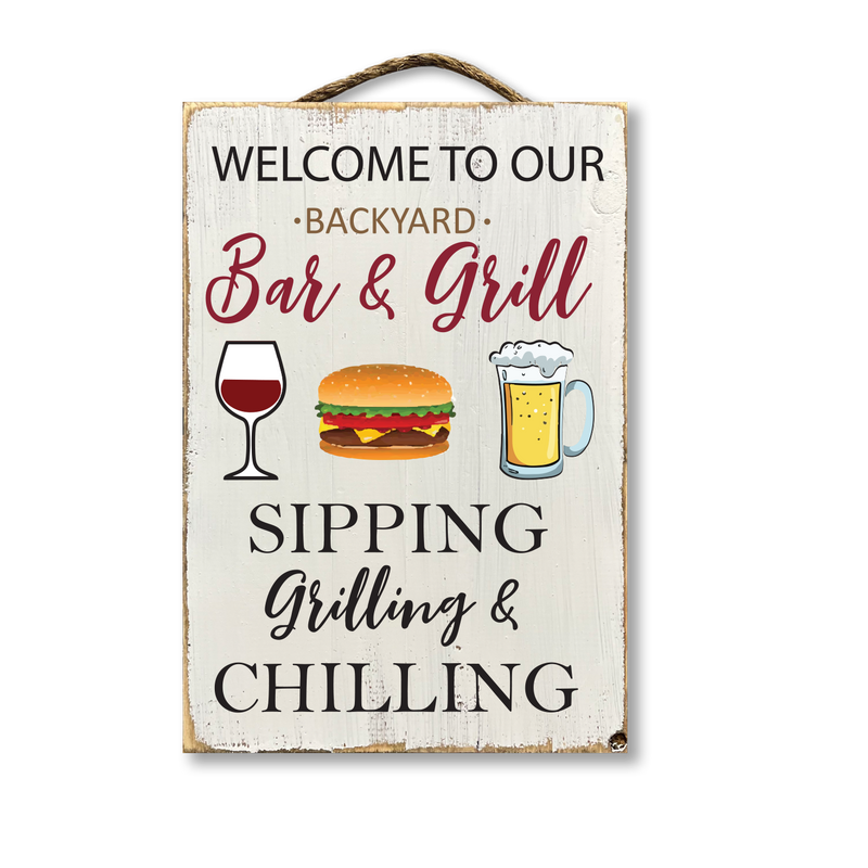 Welcome To Our Backyard Bar And Grill...