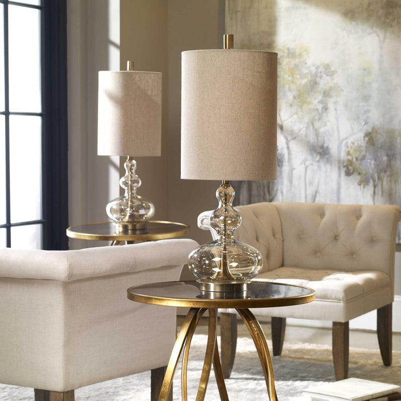 Formoso - Glass Table Lamp - Amber