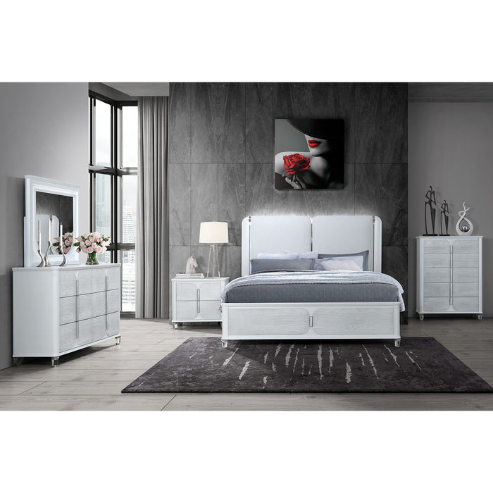 Brenda - 5 Piece Bedroom Set With LED Lighting