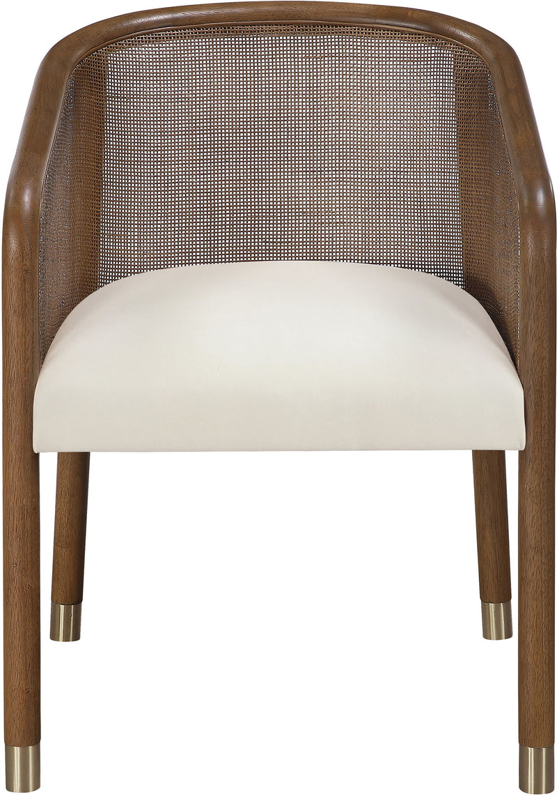 Sylvan - Vegan Leather Dining Chair (Set of 2) - Brown Frame