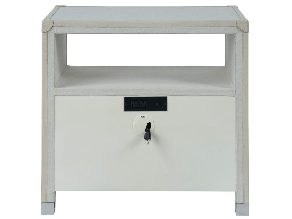 New Modern - Riven Nightstand - Gray