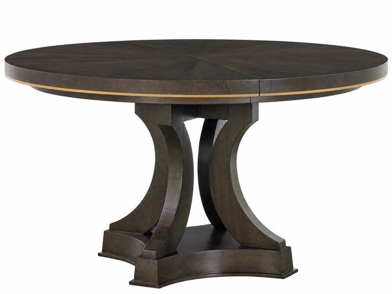 Fenwick - Round Dining Table - Dark Brown