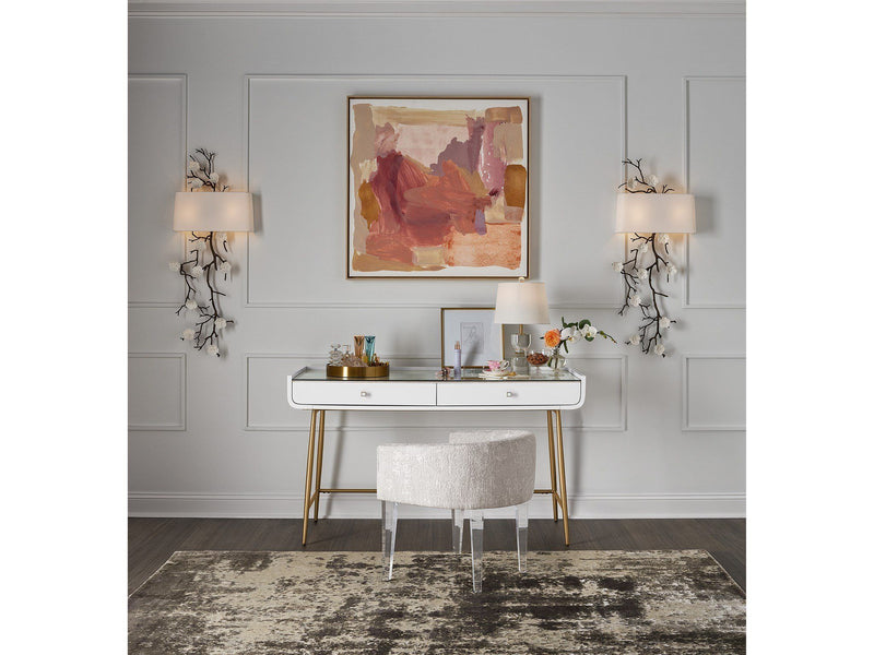 Love. Joy. Bliss.-Miranda Kerr Home - Allure Vanity Desk - White