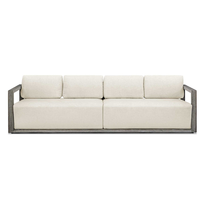 Remsen - Outdoor Sofa - White / Brown