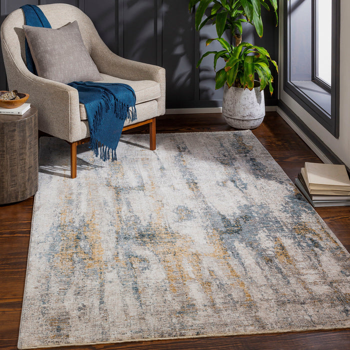 Ladoga - Modern 8 X 10 Rug - Pearl Silver