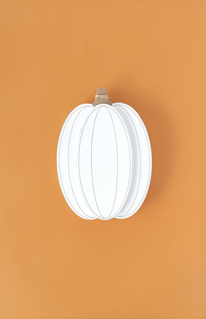 Chunky Wooden Tall PUMPKIN FALL Decor