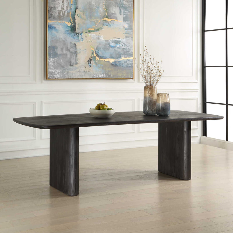 Kirin - Reclaimed Fir Dining Table - Black
