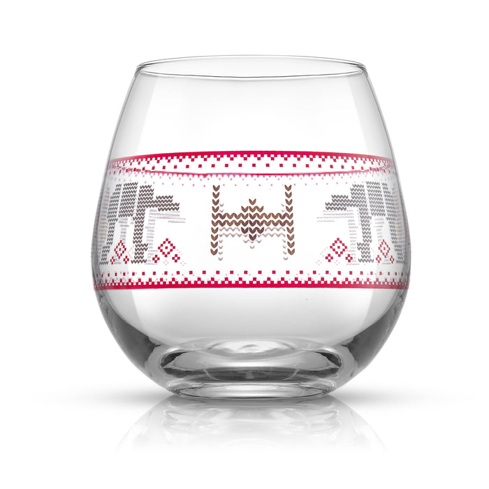 Star Wars Ugly Sweater Stemless Wine Glasses | Set of 4