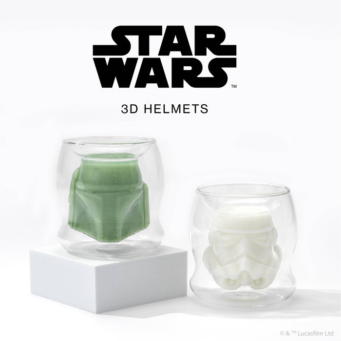 Star Wars™ Stormtrooper™ 3D Helmet Double Wall Glass