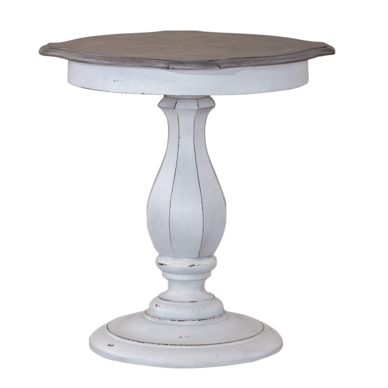 Magnolia Manor - Round Accent Table - Antique White