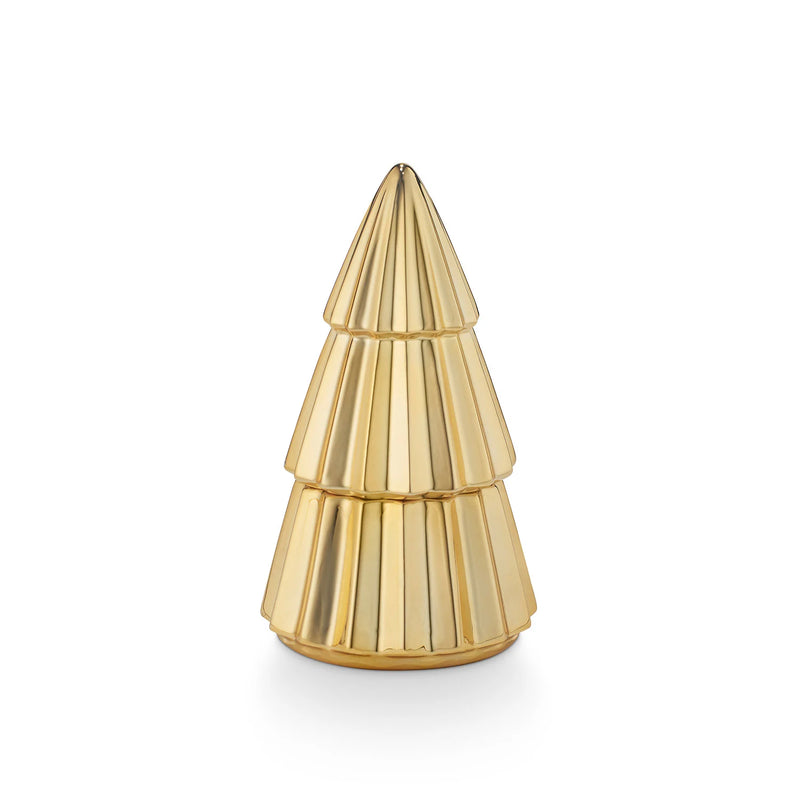 Gilded Tree Ceramic Candle