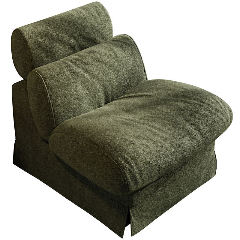 Accent Chair, Soft Medium Firm Upholstery For Living Room