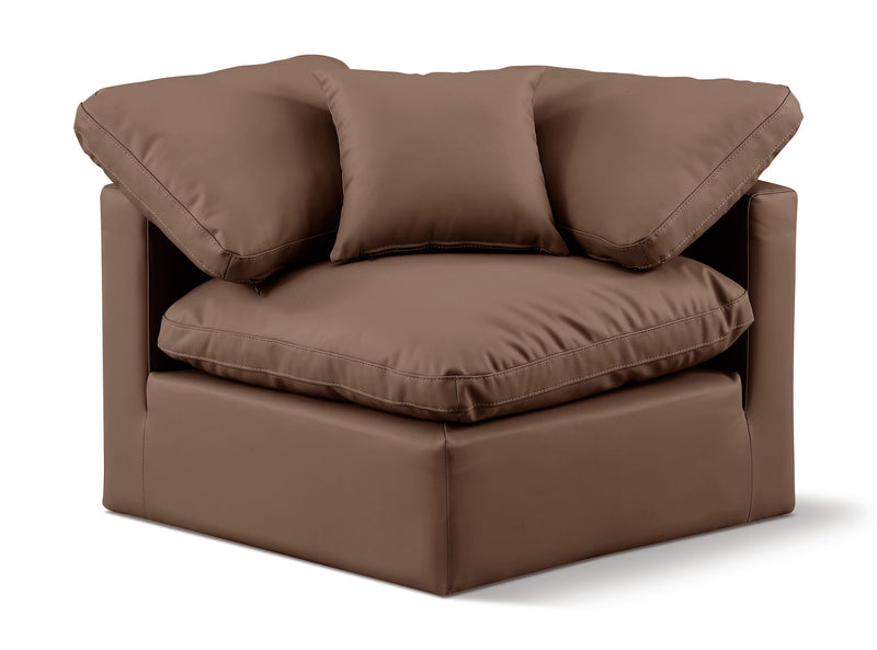 Indulge - Faux Leather Corner Chair