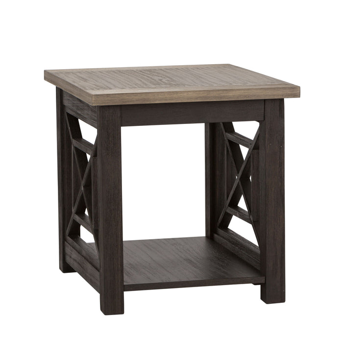 Heatherbrook - End Table - Black