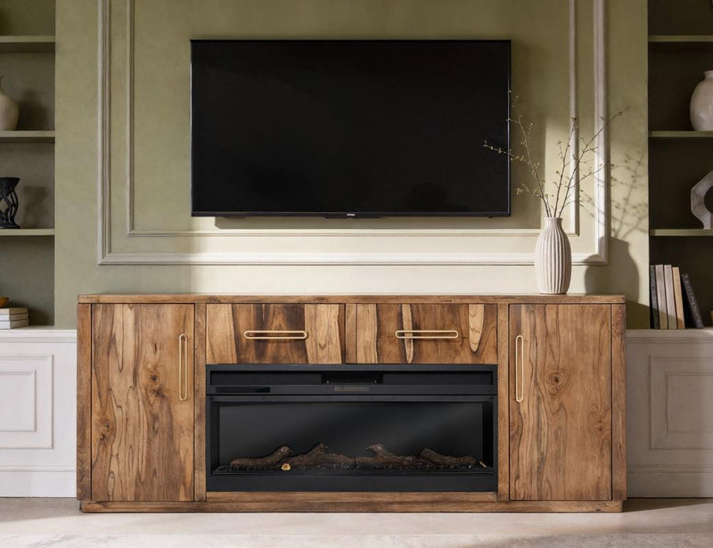 Balam - 2 Drawer & 2 Door Electric Fireplace