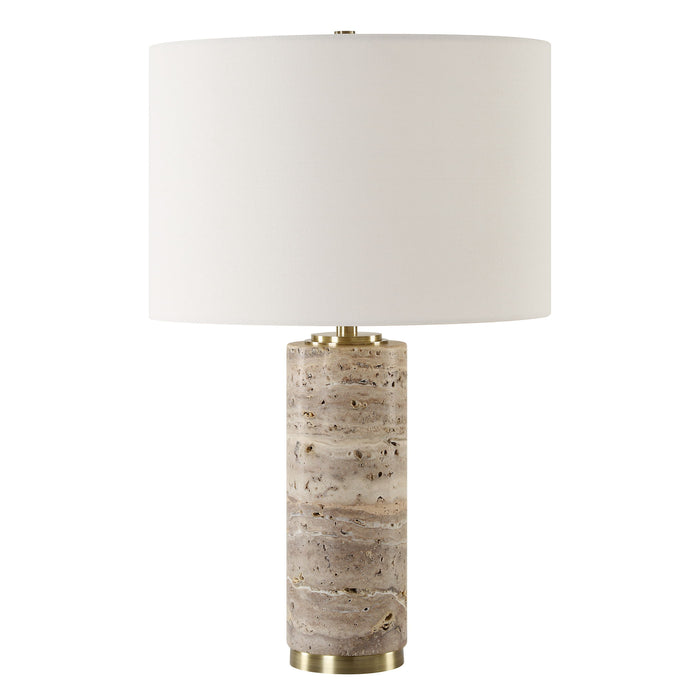 Cortado - Travertine Table Lamp