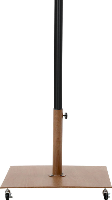 Amalfi - Aluminum Patio Umbrella - Light Brown Base / Black Pole