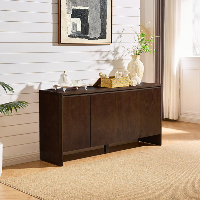 Sideboard Buffet Cabinet With Adjustable Shelves