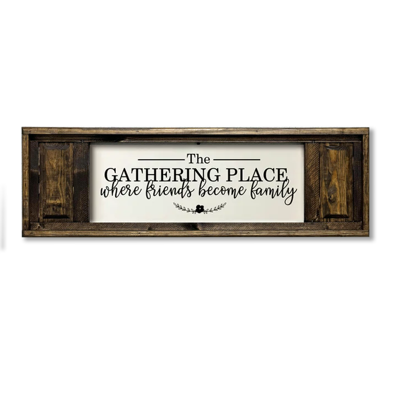 Small Double Panel Canvas The Gathering Place