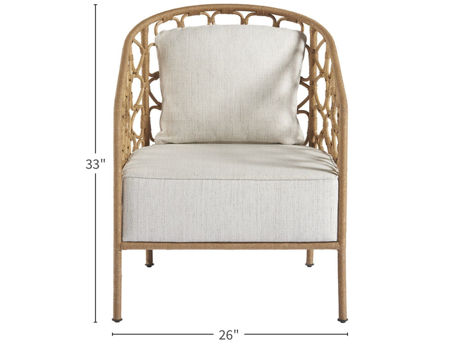 Escape - Pebble Accent Chair - White