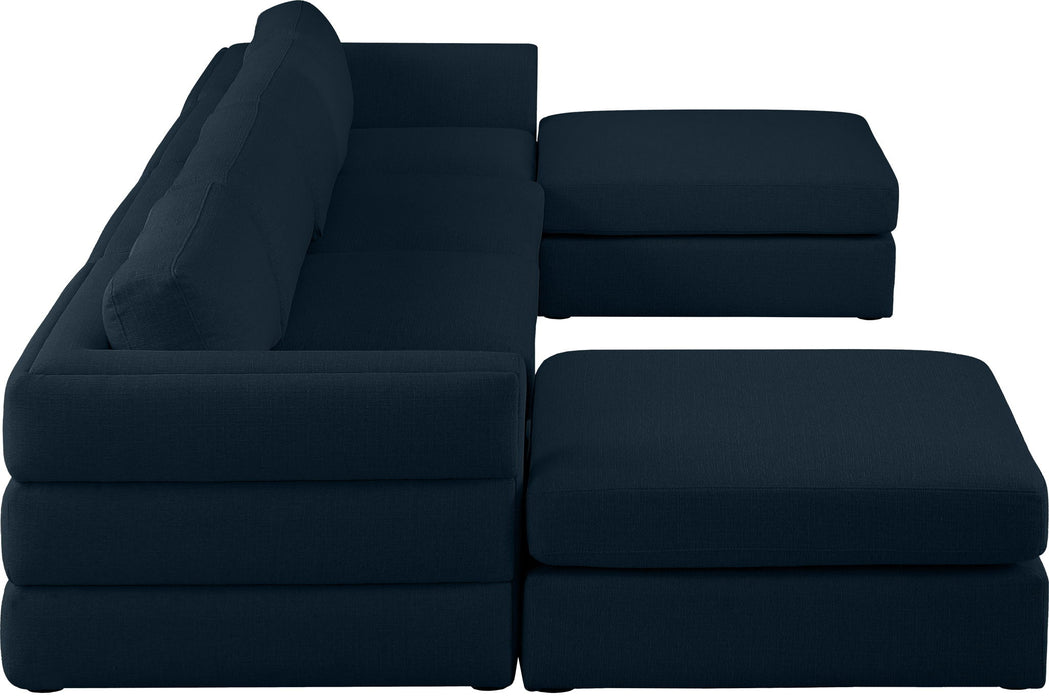 Beckham - 6 Piece Double Chaise Modular Sectional