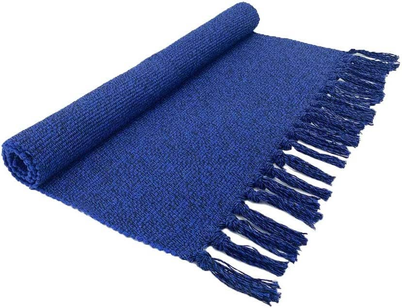 Cotton Bathroom Rug Reversible Kitchen Entry - Yoga Mat