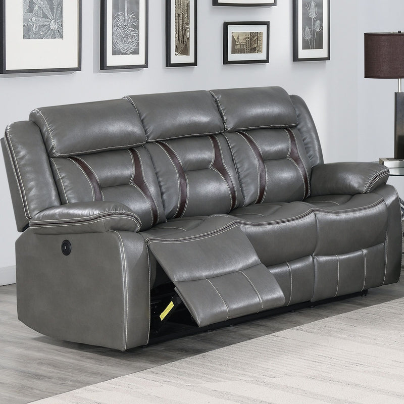 Living Room Set With Pillow Armrest And Tufted Backrest