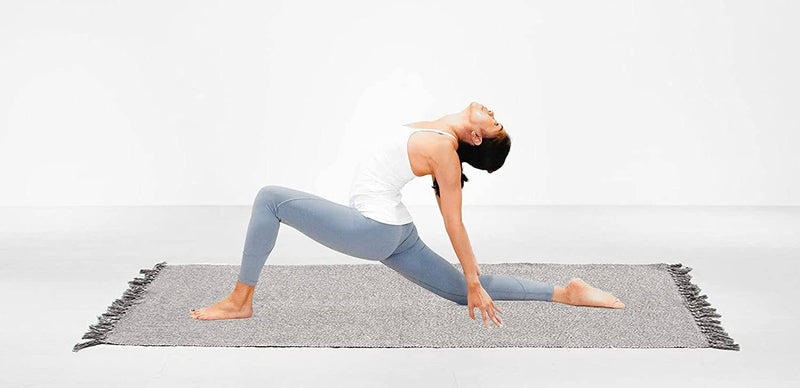 Cotton Bathroom Rug Reversible Kitchen Entry - Yoga Mat