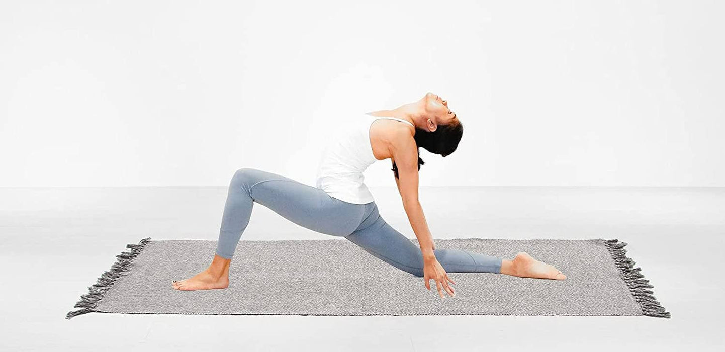 Cotton Bathroom Rug Reversible Kitchen Entry - Yoga Mat