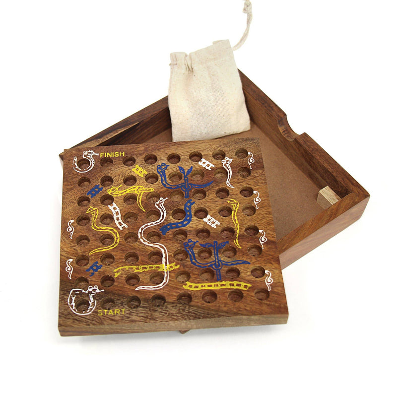 Handmade Snakes and Ladders Game