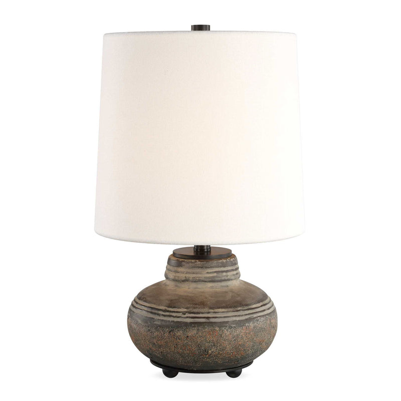 Wester - Ceramic Table Lamp - Brown,Gray
