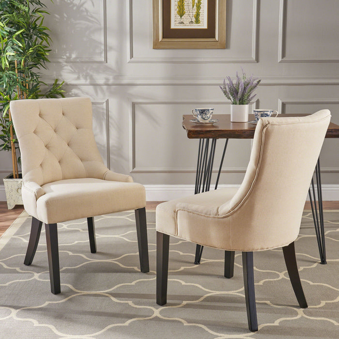 Cheney - Contemporary Dining Chair Tufted Upholstery (Set of 2)