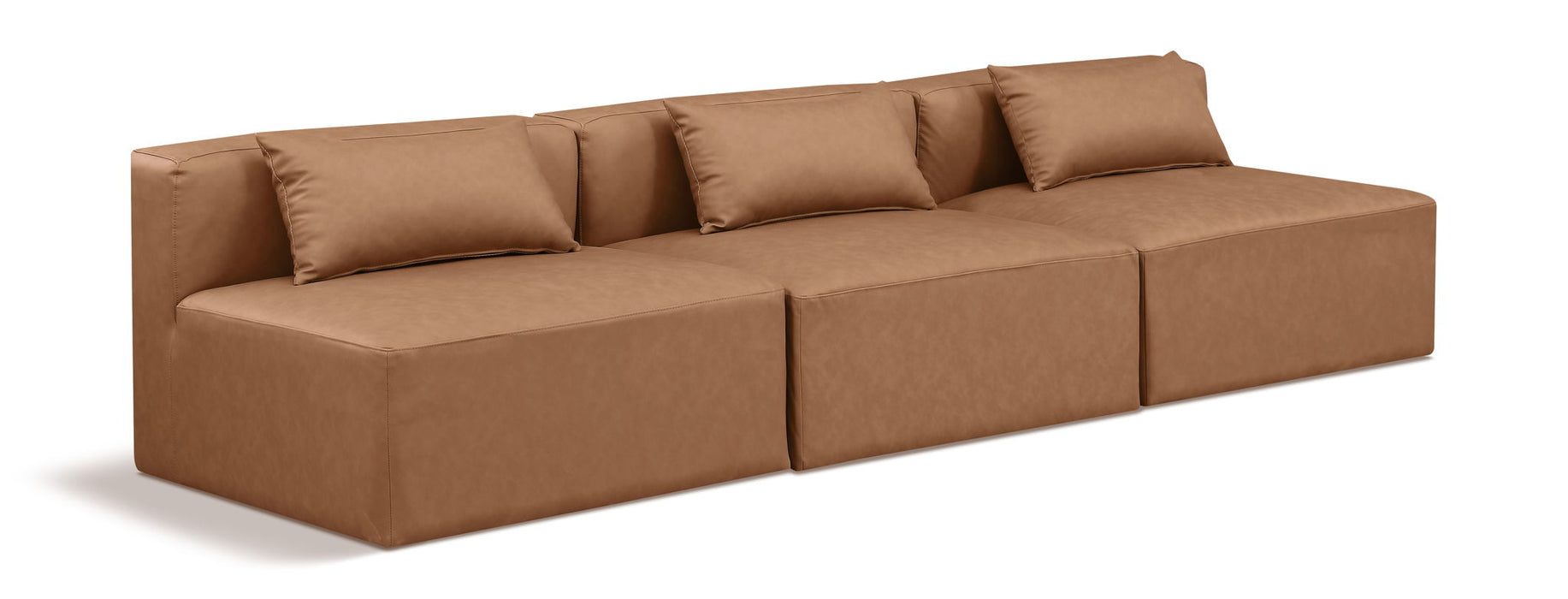 Cube - Modular 3 Seat Armless Sofa