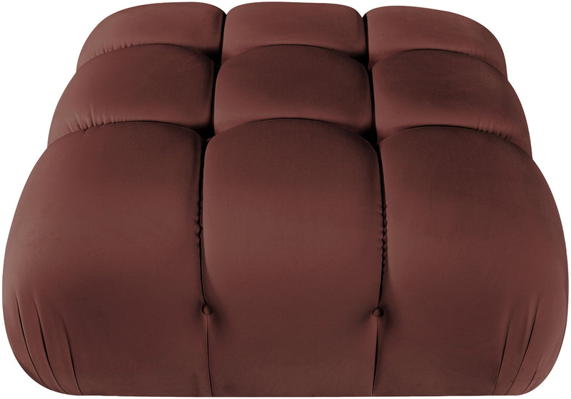 Orin - Velvet Performance Fabric Upholstered Modular Ottoman