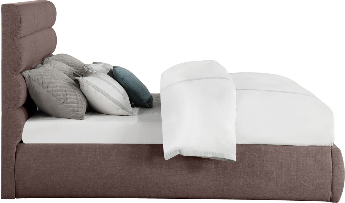 Adam - Linen Fabric Bed With 52" Headboard