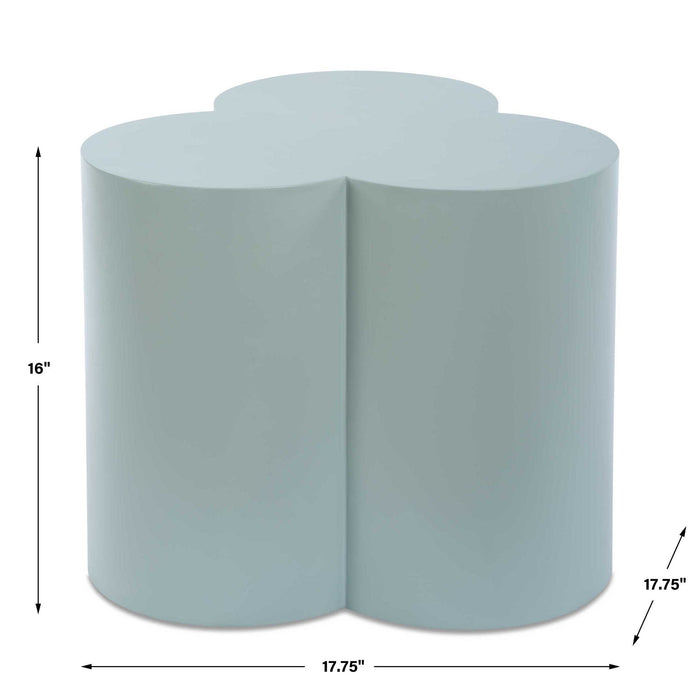 Beven - Outdoor Accent Table - Light Blue