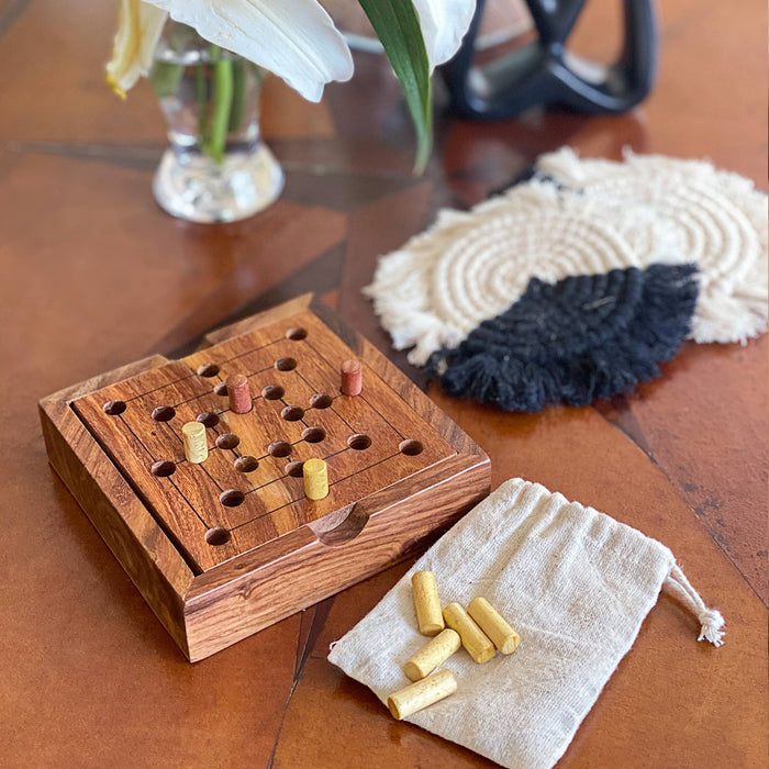 Handmade Nine Men Morris Game