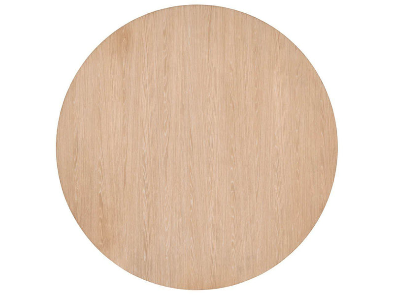 Modern - Callon Round Dining Table - Light Brown