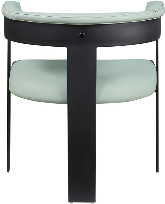 Romeo - Faux Leather Dining Chair With Black Base (Set of 2)