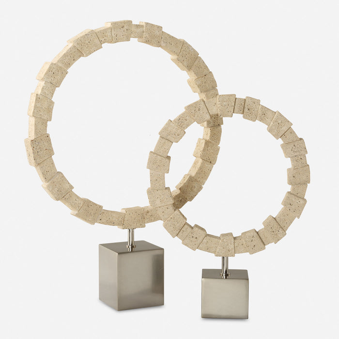 Ivory Fusion - Stone Rings (Set of 2)