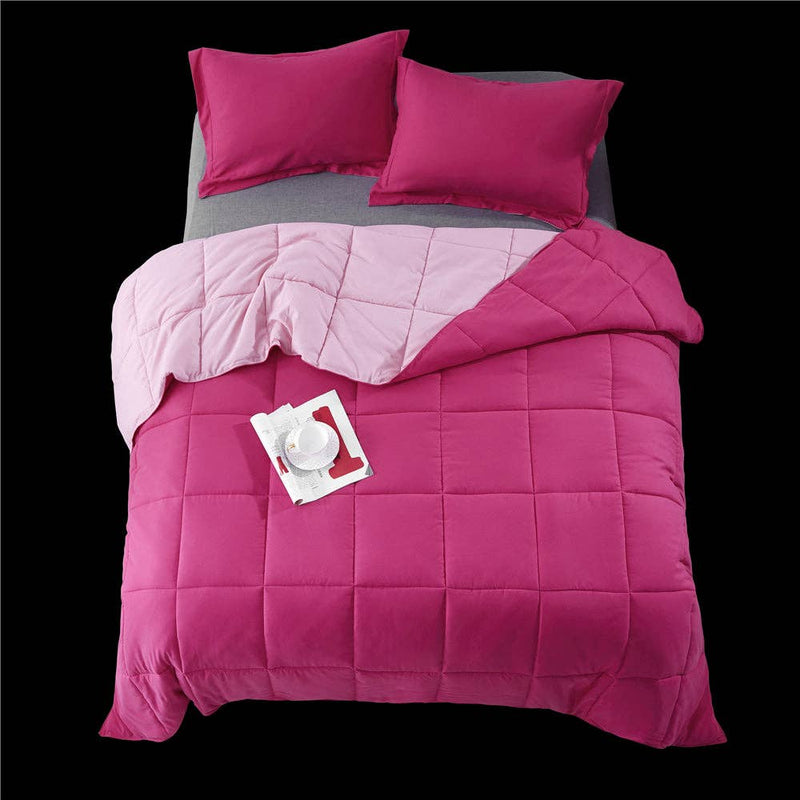 3 Piece All Season Lightweight Down Alternative Comforter Set