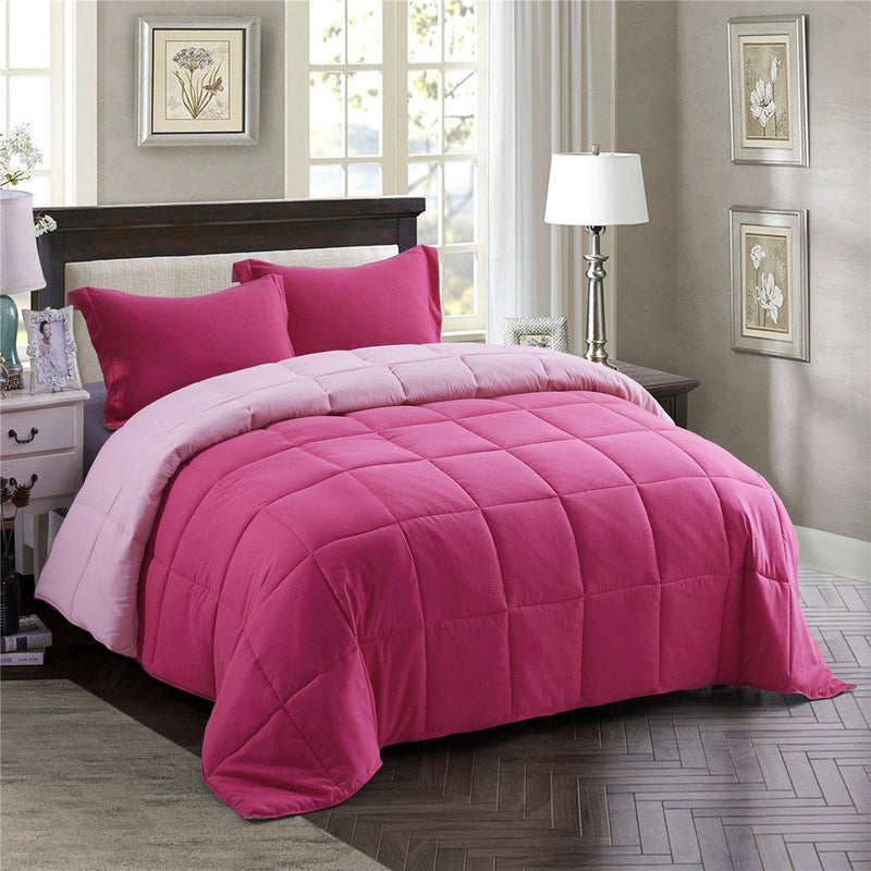 3 Piece All Season Lightweight Down Alternative Comforter Set