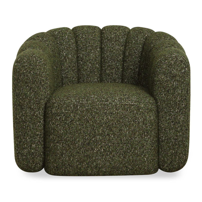 Lenoir - Upholstered Swivel Chair - Green