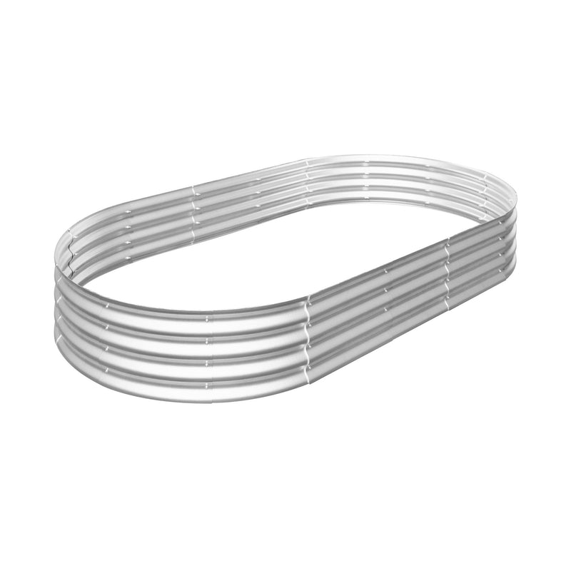 Heavy Duty Galvanized Raised Garden Bed Kit For Vegetables, Flowers & Herbs