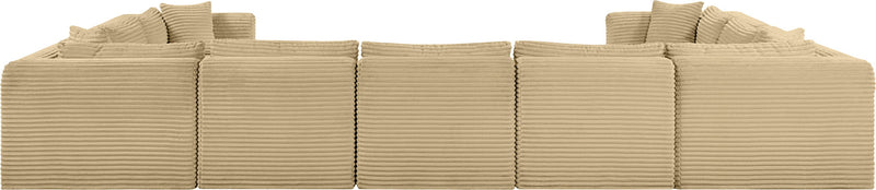 Shaggy - Fabric 9 Piece Modular U-Shaped Sectional