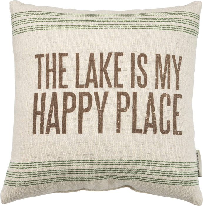 Lake Happy Place Pillow