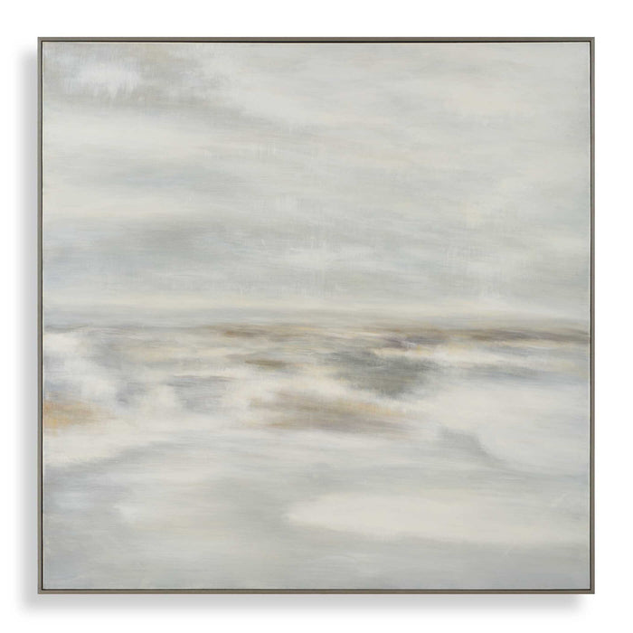 Furthest Thing - Canvas Landscape Art - Brown / Gray / White