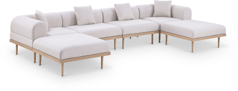 Laguna - 6 Piece 142" Outdoor Patio Modular Sectional