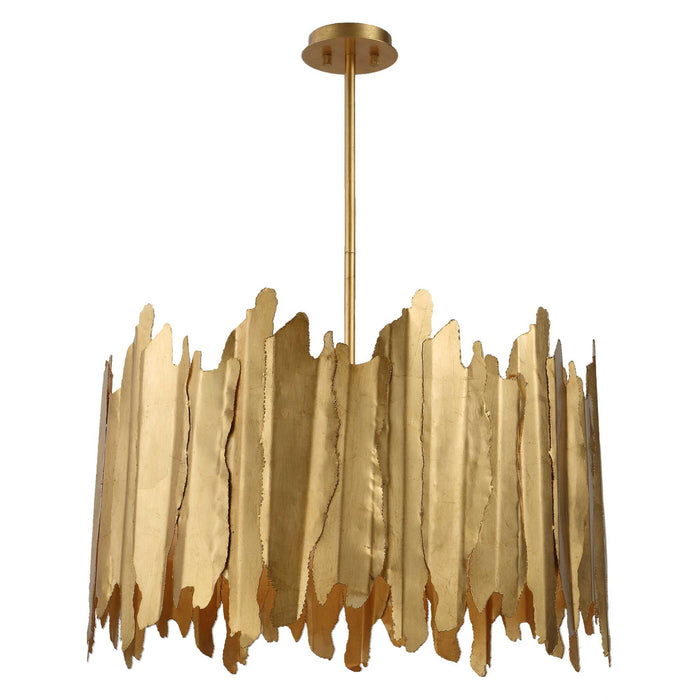 Golden - Gate 8 Light Industrial Pendant
