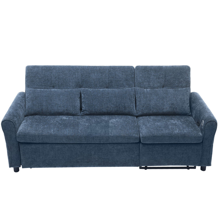 3 Seater Sofa Bed And Reversible Recliner